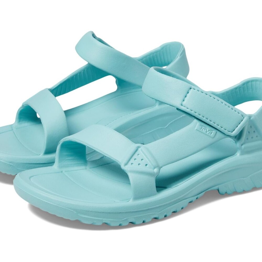 TEVA Size 11 Womens Hurricane Drift Sandals in Pastel Turquoise EUC
